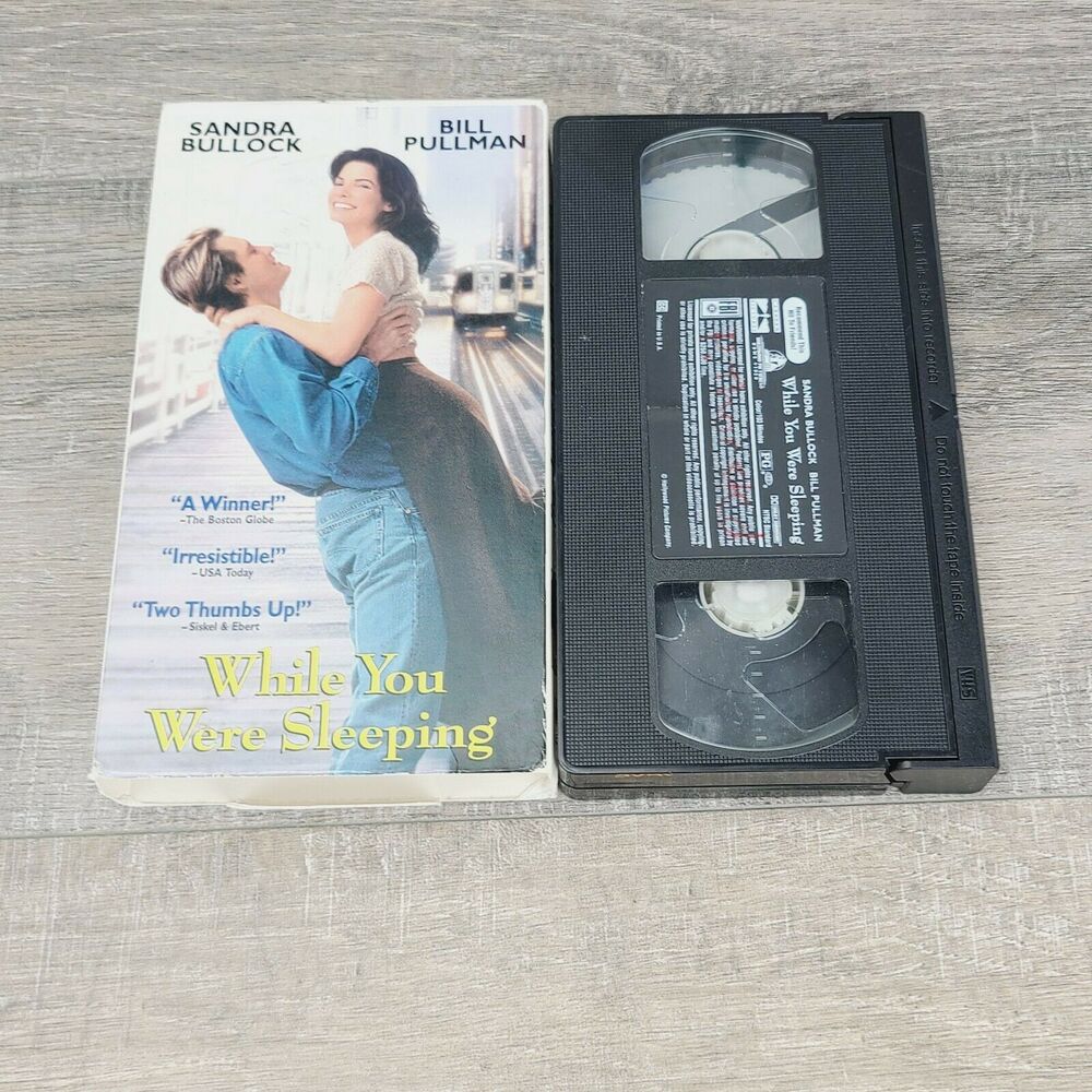While You Were Sleeping (VHS, 1995) Sandra Bullock Bill Pullman